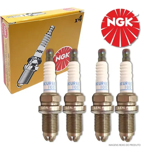Jogo Vela De Ignição Original Ngk Gol G3 Cód: Bkur6etc-10d ...