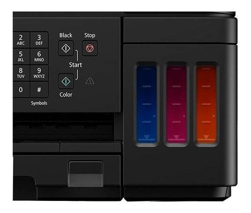 Imagen 5 de 5 de Impresora a color multifunción Canon Mega Tank G7010 con wifi negra 100V/240V