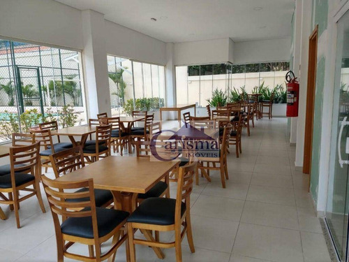 Apartamento Com 2 Dormitórios, Sendo 1 Suíte, À Venda, 59 M² Por R$ 335.000 - Parque Das Nações - Santo André/sp - Ap3642