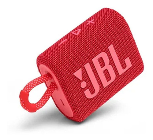 Imagen 1 de 9 de Parlante Jbl Go 3 Bluetooth 5.0 Ip67 Rojo