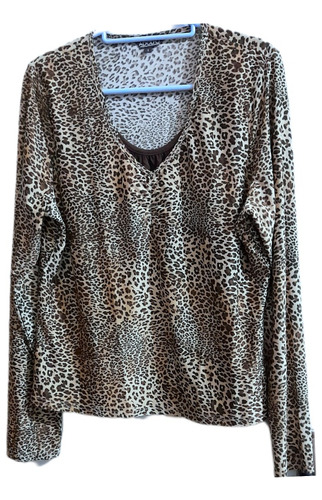 Blusa Dama,gran Calidad. Nueva.t.l.animalprint.