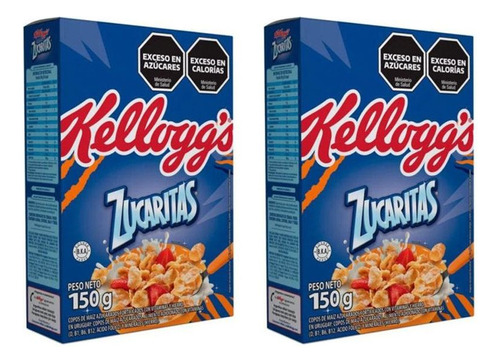 Pack X2u Caja De Cereales Zucaritas Tigre Azucarados 150gr