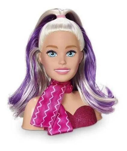 Nova Barbie Busto Original Maquiar 24 Pçs Licenciado Mattel