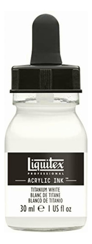 Liquitex Professional Acrylic Ink 1-ounce Jar Titanium White