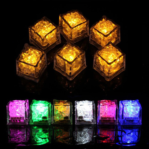12 Luces Led Impermeables Que Brillan En La Oscuridad