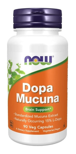 Dopa Mucuna 90 Capsulas Now Foods - Unidad a $1603
