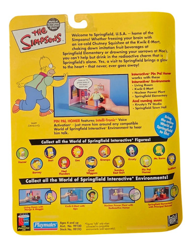 Los Simpsons Playmates - Homero Simpson Boliche