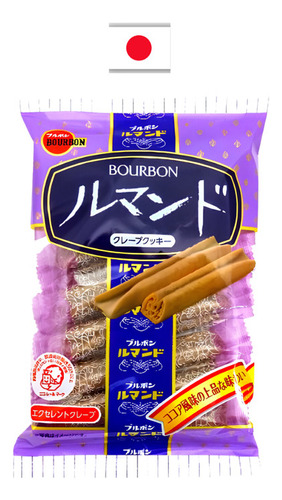 Biscoito Crocante Com Chocolate 88g Bourbon Japão