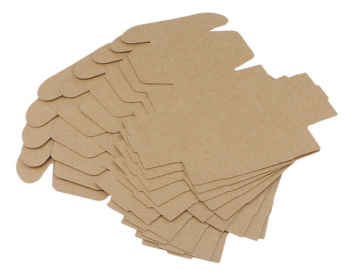 10 Piezas Cajas De Papel Artesanía Ideal Para Envoltura De