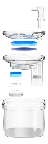 Fuente De Agua Para Gatos Wf160 Con Inducción Inteligente