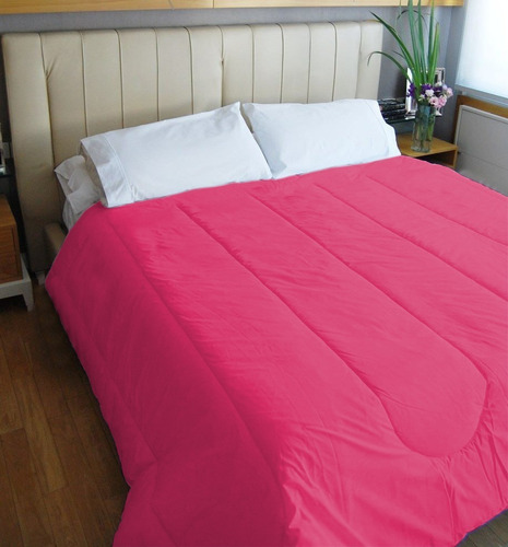 Cubre Cama Cover Fluo Liso Liviano Verano 1 Plaza