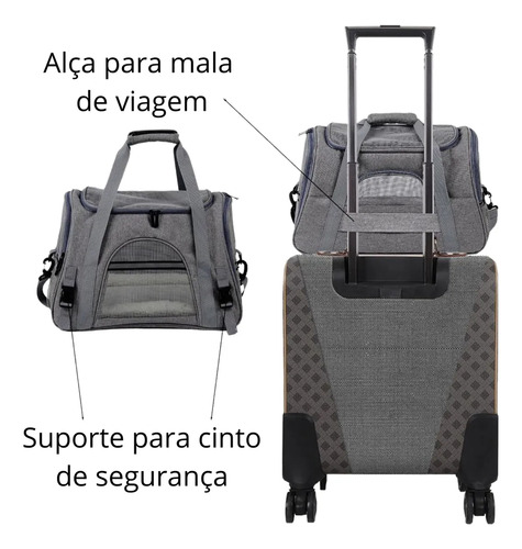 Bolsa Para Transporte, Lujosas Maletas Para Mascotas, Cabina