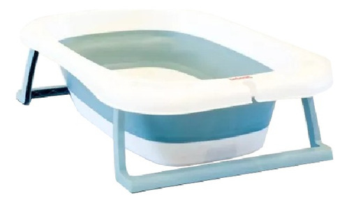 Bañera De Bebe Bebesit 4215d Celeste Plegable Reclinable