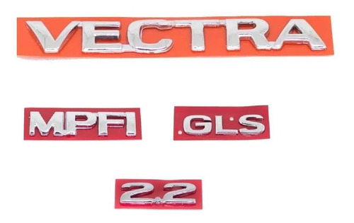 Kit Emblemas Vectra+ Mpfi+ Gls+ 2.2 Ano 96 Em Diante