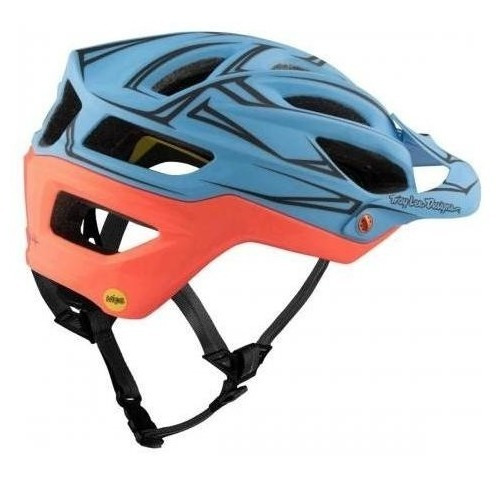 Casco Bici A2 Mips Pinstripe Azul Rojo Tld Original