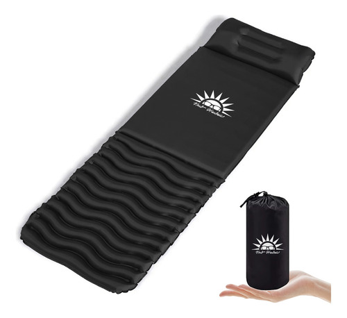 New Hawaii Colchão Ar Inflável Camping 190*65cm Cor Preto
