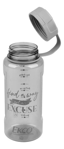 Botella Para Agua De 1 Litro Ekco Motivacional