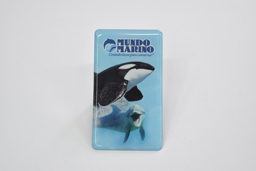 Imagen 1 de 1 de Imán Orca Y Delfín Domes Mundo Marino