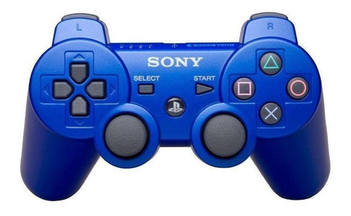 Imagen 1 de 3 de Control joystick inalámbrico Sony PlayStation Dualshock 3 metallic blue