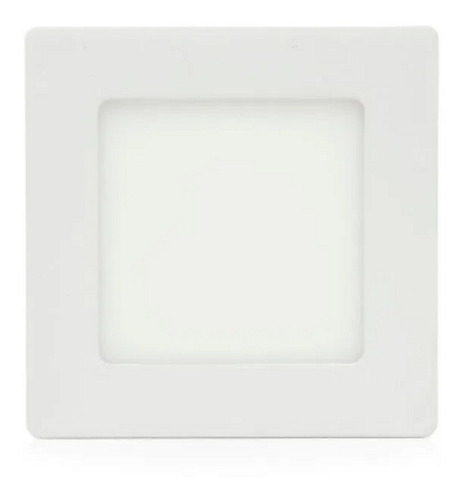 Plafón Led Sica Panel Cuadrado - 6w - Blanco Cálido