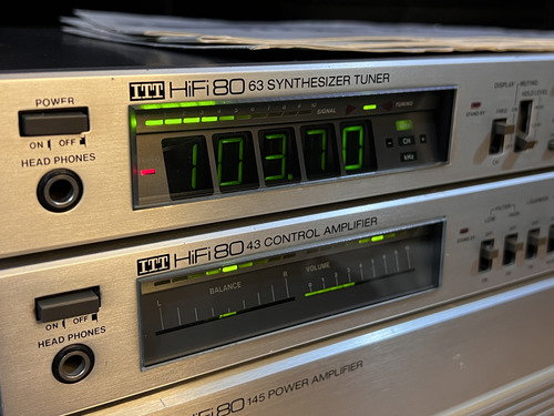 Increíble!!!! Equipo De Audio Itt Hifi80!!!!!!!!! Tbaudio (Usado)