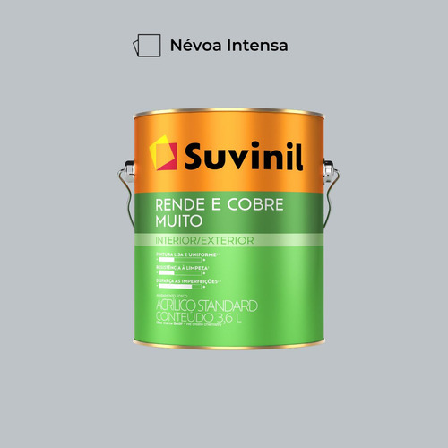 Tinta Rende & Cobre Muito Névoa Intensa 3,6l Suvinil