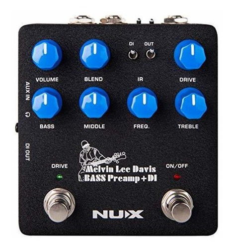 Nux Melvin Lee Davis Nbp-5 Preamplificador De Bajo De Pedal 