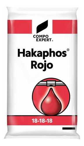 Fertilizante Rojo Para Plantas Sanas - Hakaphos - N1 Mercado