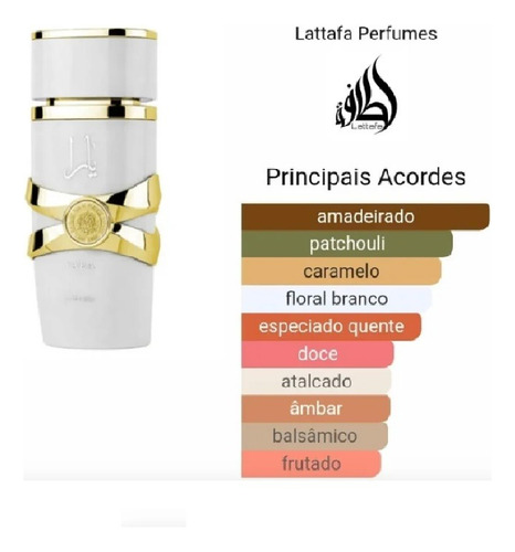 Perfume Lattafa Yara Moi 100ml Original Direto De Dubai Alta Fixação Original