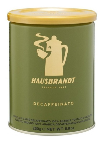 Hausbrandt Café Molido Descafeinado 100% Arábica 250 Gr/ Qtq