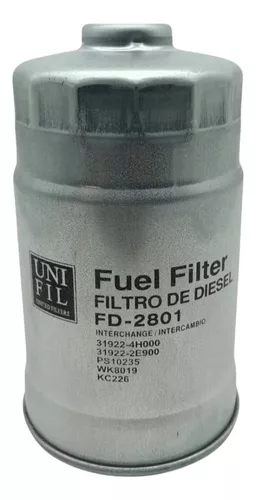 Filtro Combustible Diesel Para H100 Van 2.5l 2008-14 Fd-2801
