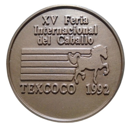 Medalla Feria Internacional Del Caballo Texcoco 1992  Ol2#1