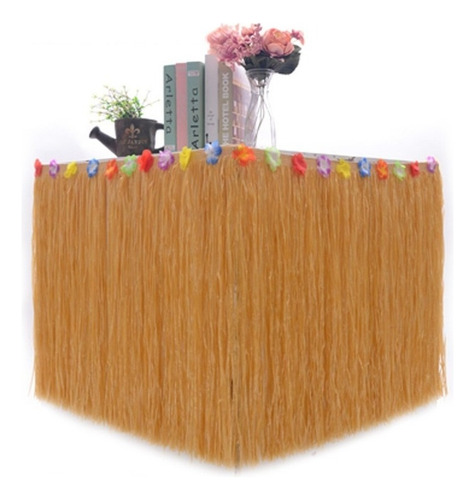 .. Diy Falda De Mesa Hawaiana For Decoración De Fiestas