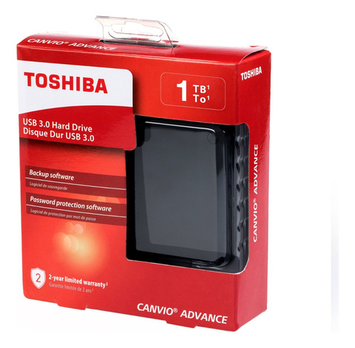 Toshiba Disco Duro 2.5 Portable Canvio Advance Usb 3.0