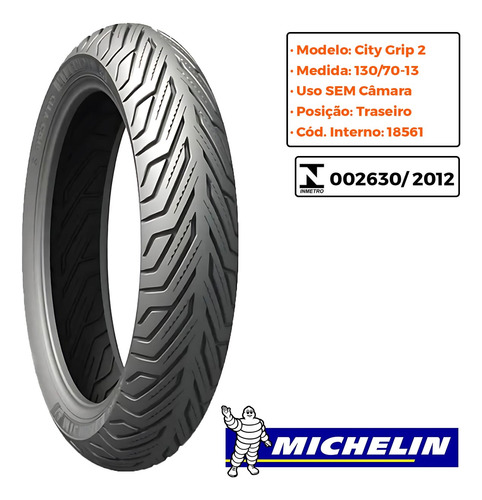 Par Pneu Pcx 160 110-80-14 + 130-70-13 City Grip 2 Michelin
