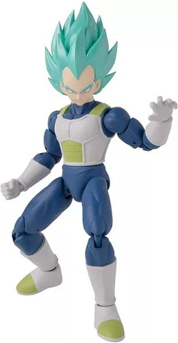 Muñeco Super Saiyan Blue Vegeta Dragon Stars Dragon Ball 