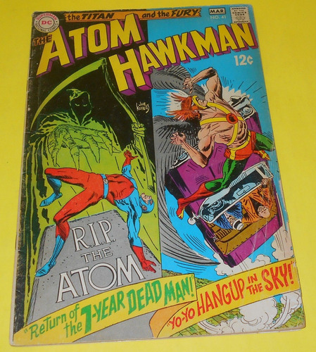 Ccc21 Dc Comic The Atom And Hawkman #41 1969