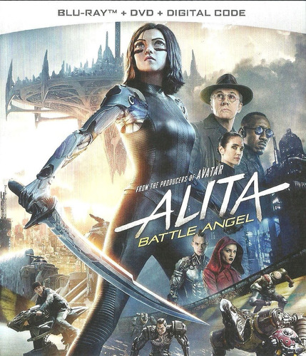 Imagen 1 de 3 de Alita [importado] | Blu Ray + Dvd + Digital Code Película 
