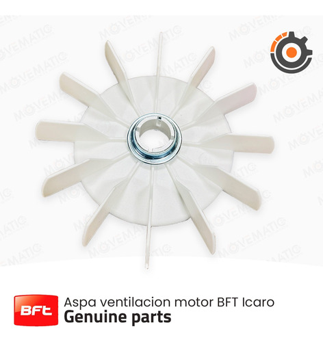 Aspa Ventilador Para Motor Bft Icaro 2000, Original