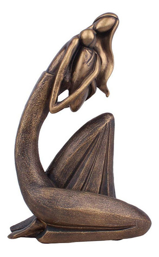 Estatua Infantil De Bronce, Escultura De Amor, Resina C