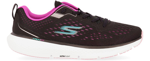 Zapatillas Skechers Go Run Pure 3 Mujer En Negro | Dexter