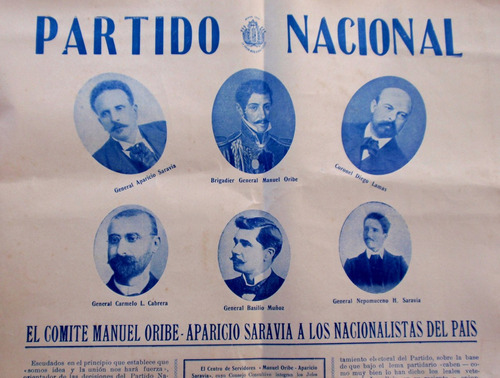 Papel Impreso Partido Nacional Comite Saravia 1941