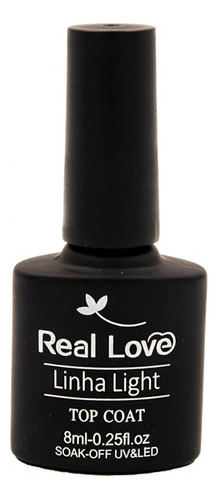 Top Coat Para Unhas Linha Light 8ml - Real Love