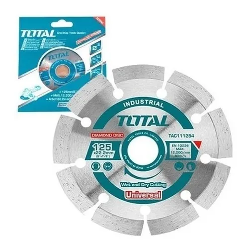 Disco Diamantado Segmentado 5 125mm Concreto Tac111254