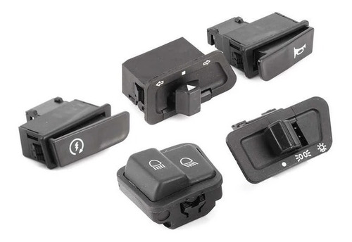 Imagen 1 de 5 de Kit Botones Arranque Bocina Señaleros Y Luces C110 Dlx Tr