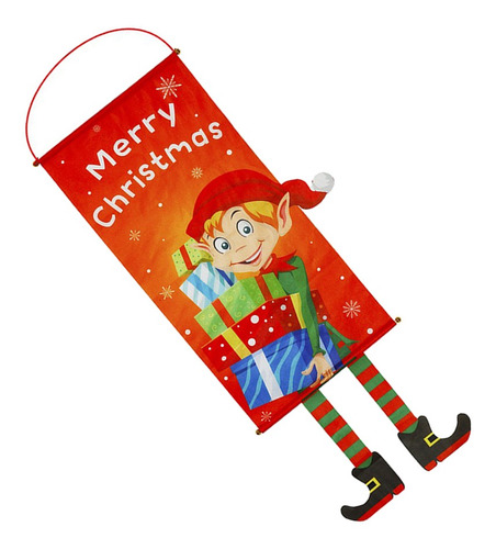 Imagen 4 de 6 de Banner De Pared De Navidad, Tapiz Para Colgar, Arte De Pared
