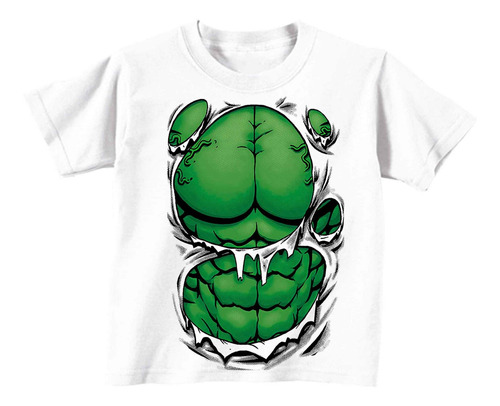 Remeras Infantiles Hulk Marvel Comics |de Hoy No Pasa| 8 S