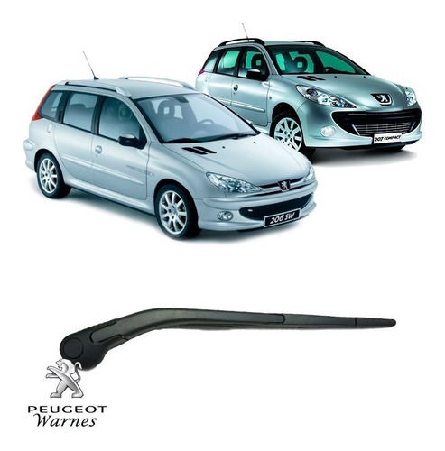 Brazo Limpia Luneta Trasera Original Peugeot 207 Compact Sw