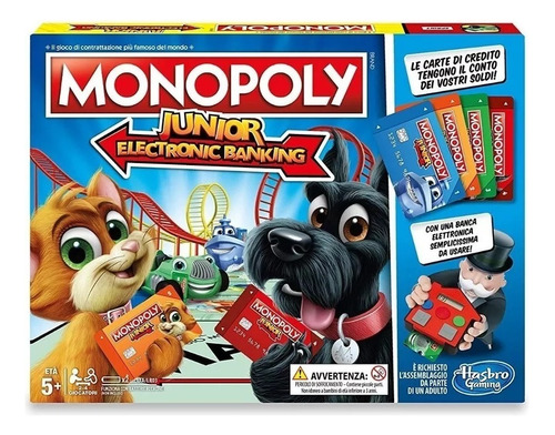 Monopoly Junior - Banco Electrónico - Posnet - Hasbro  