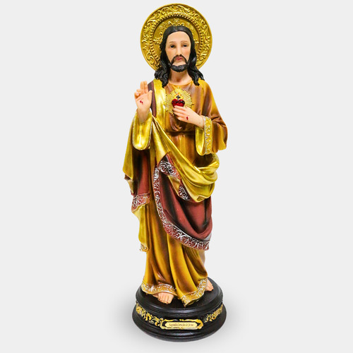 Imagem Sagrado Coração De Jesus 60-cm Resina Importada